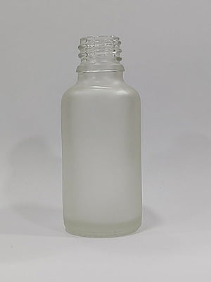 30 ml Serum Bottle Clear Frosted 18mm NECK