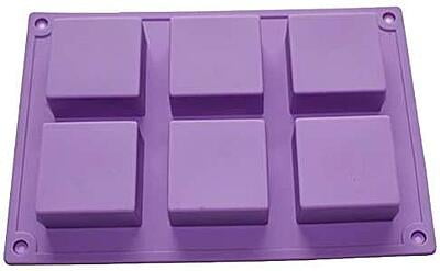 Silicon Mold SQUARE No 4 100g 6 cavity