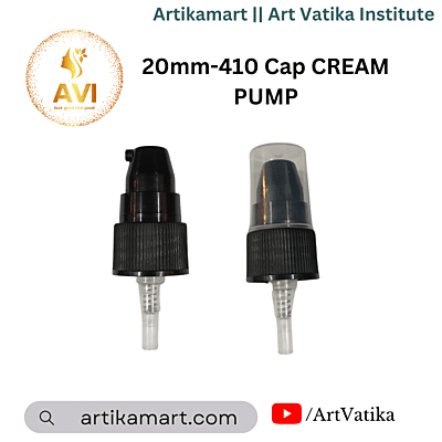 20mm-410 Cap CREAM PUMP BLACK