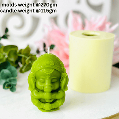 Silicon Mold Candle Cute GANESHA