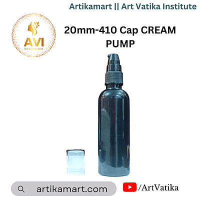 20mm-410 Cap CREAM PUMP BLACK