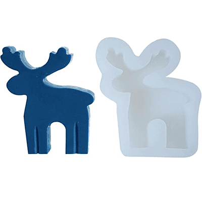 Silicon Mold Candle Reindeer Christmas