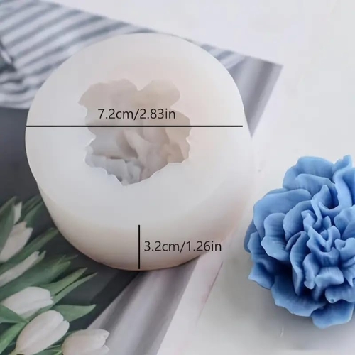 Silicon Mold Candle Carnation Flower