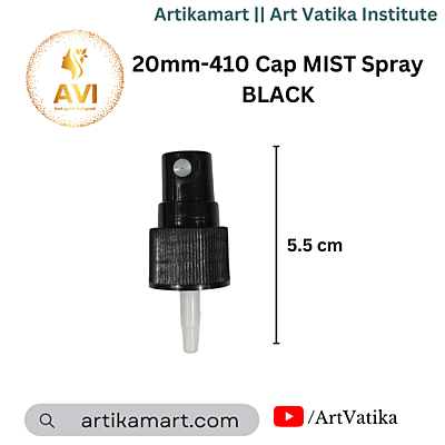 20mm-410 Cap MIST Spray BLACK