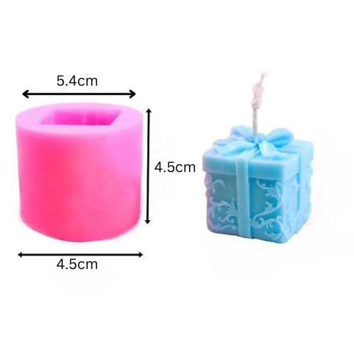 Silicon Mold Candle Christmas Gift Box