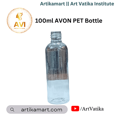 100ml AVON PET Bottle CLEAR - 20mm Neck