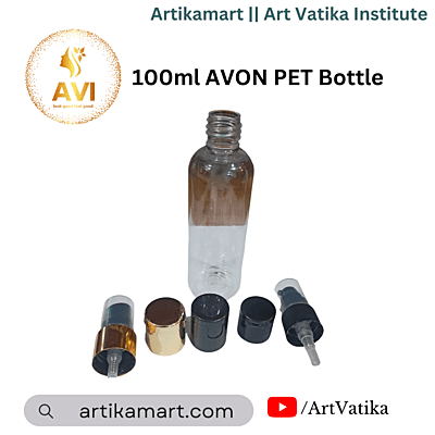 100ml AVON PET Bottle CLEAR - 20mm Neck