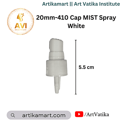 20mm-410 Cap MIST Spray White