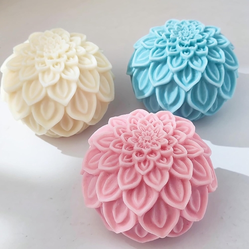 Silicon Mold 3D Lotus Ball