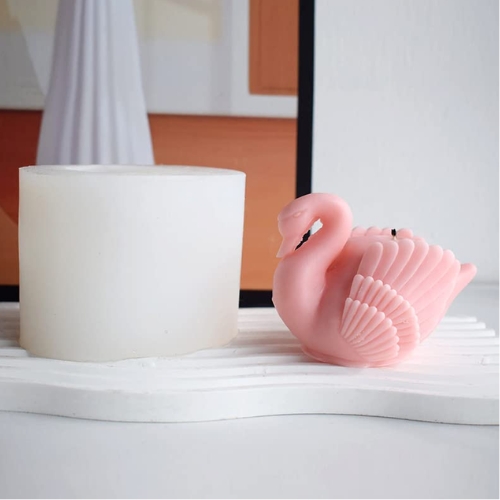 Silicon Mold Candle 3D Swan