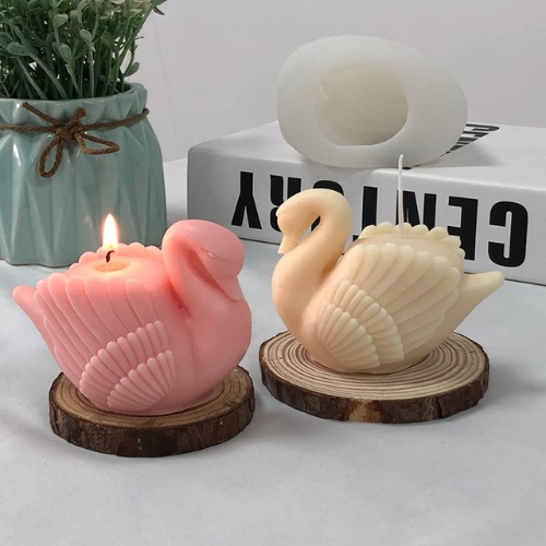 Silicon Mold Candle 3D Swan