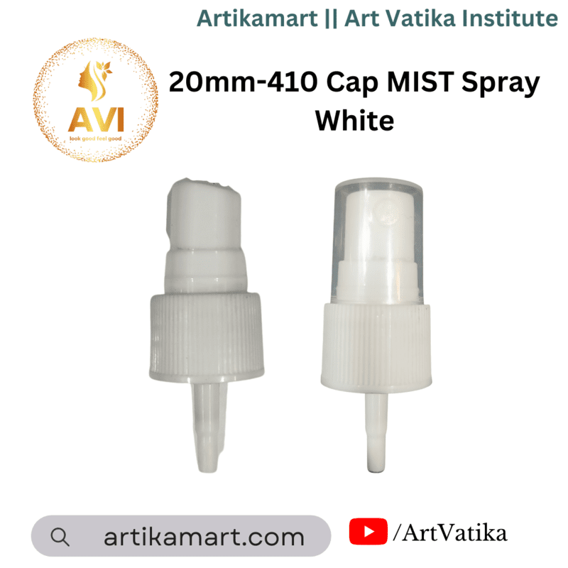 20mm-410 Cap MIST Spray White