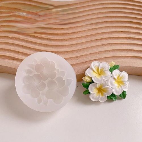 Silicon Mold Candle Plumeria Flower