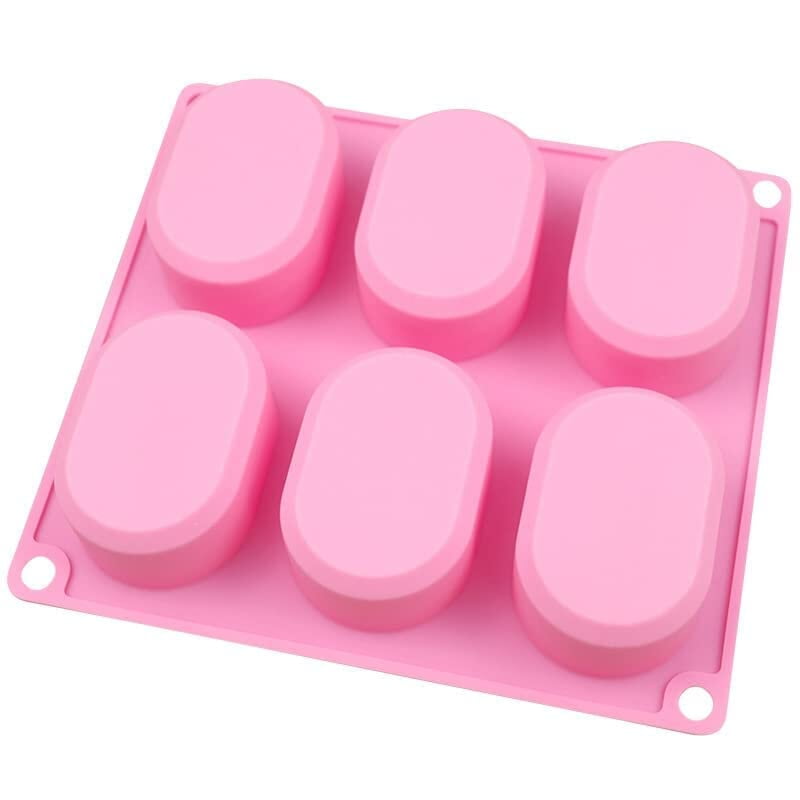 Silicon Mold Oval Capsule 6 Cavity 100-115gm