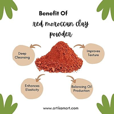 Red Moroccan Clay Powder