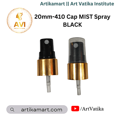 20mm-410 Cap MIST Spray Black-GOLDEN