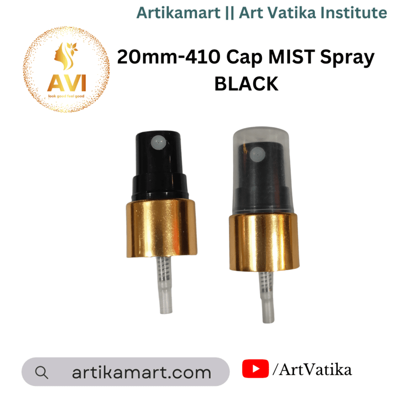 20mm-410 Cap MIST Spray Black-GOLDEN