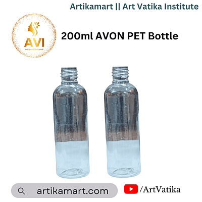 200ml Avon Pet Bottle CLEAR -  24mm Neck