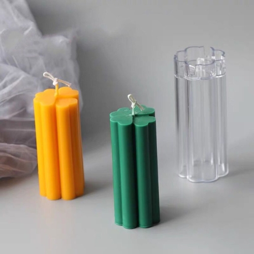 Polycarbonate Candle Mold Daisy Pillar