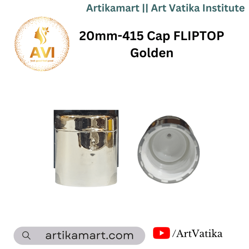 20mm-415 Cap FLIPTOP Golden