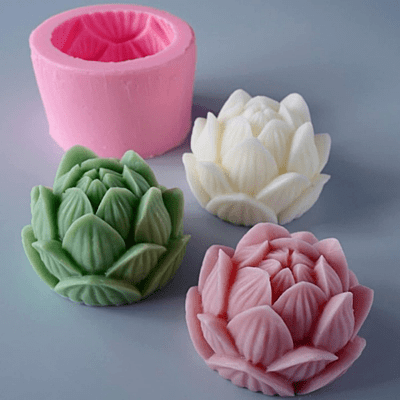 Silicon Mold Candle Flower 1 Lotus - 70g