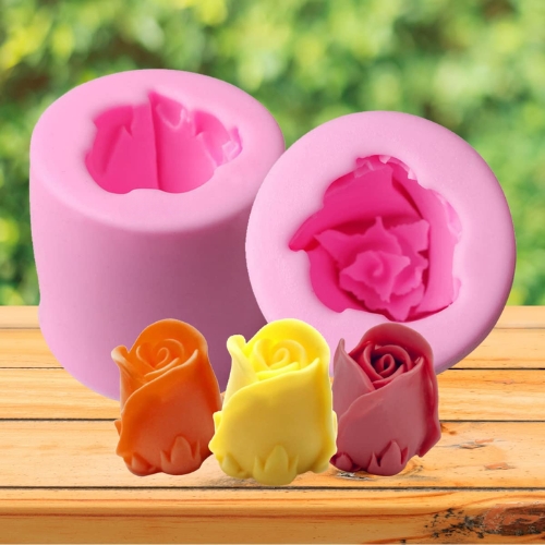 Silicon Mold Candle Rose 4