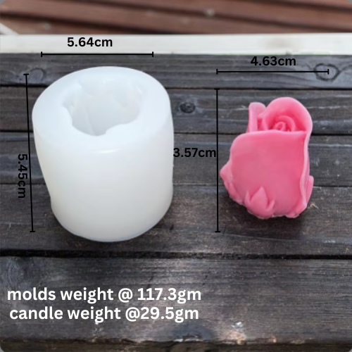 Silicon Mold Candle Rose 4