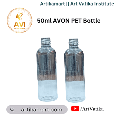 50ml AVON PET Bottle CLEAR - 20mm Neck