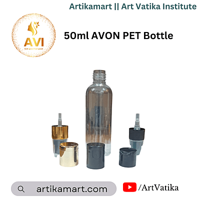 50ml AVON PET Bottle CLEAR - 20mm Neck