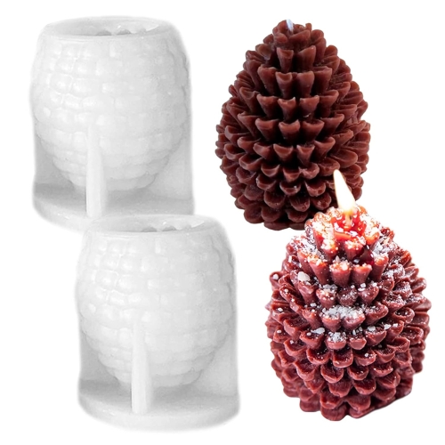 SILICON MOLD CANDLE PINE TREE