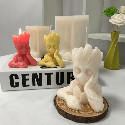 Silicon Mold Candle Groot Avengers - 50g