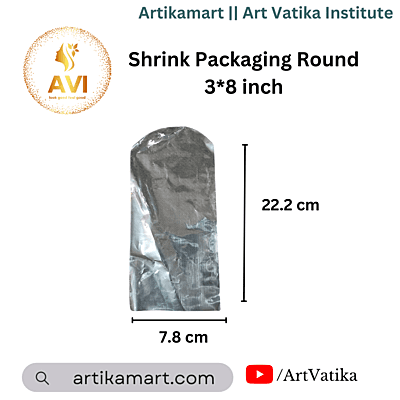 Shrink Packaging Round 3*8 inch