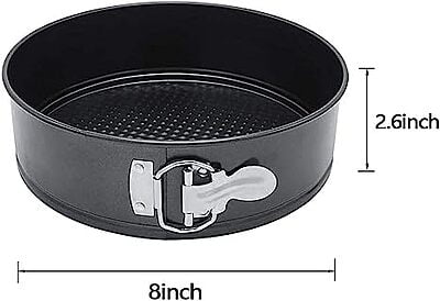 Springform Black Cake Pan 20cm