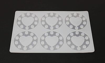 Silicon Mold Chocolate Garnish Sheet - 13