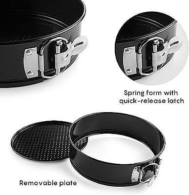 Springform Black Cake Pan 18cm