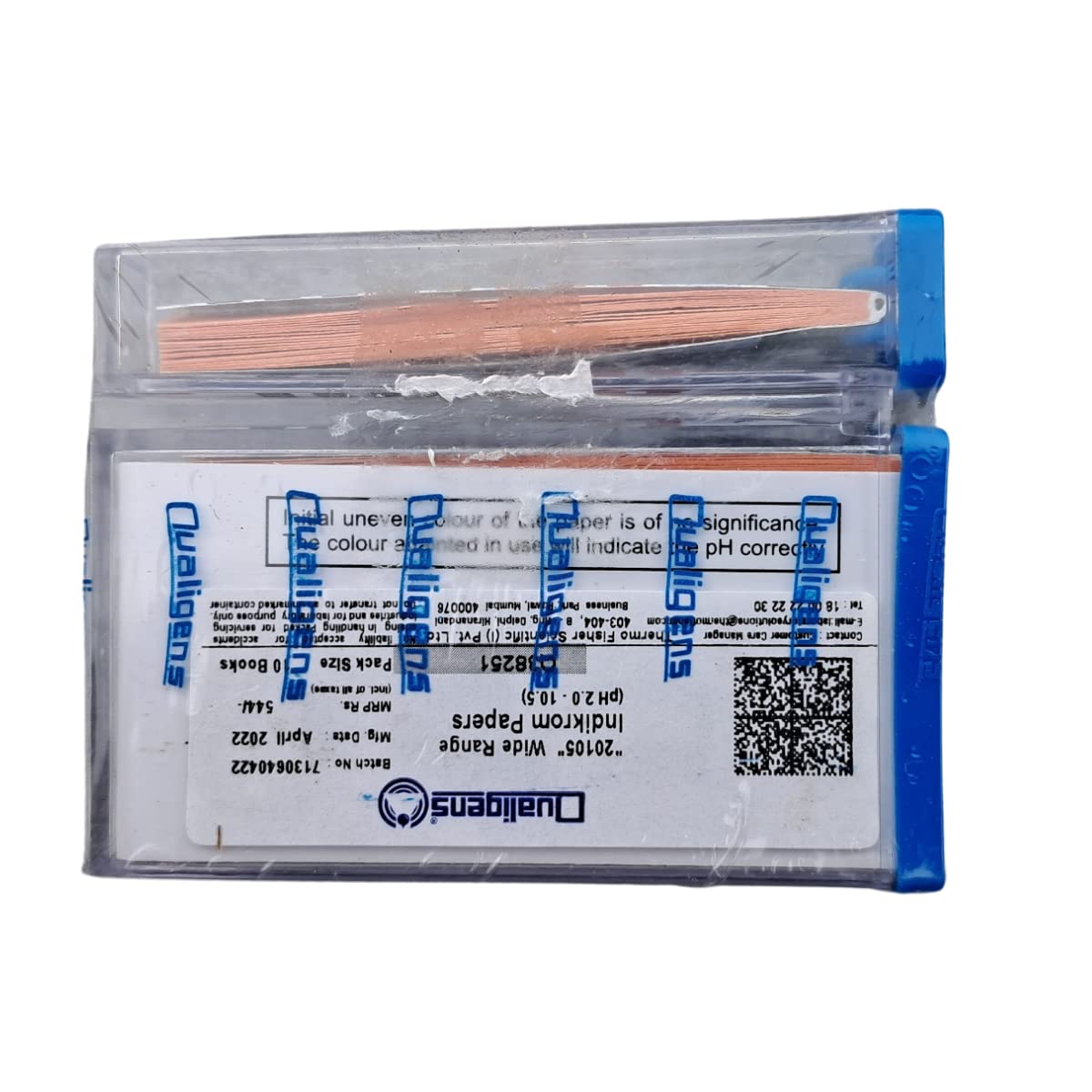 pH Paper Indicator (2-10.5) - QUALIGENS Original Strip