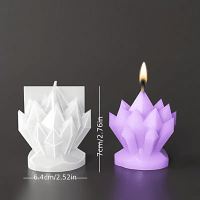 Silicon Mold Candle Crystal Iceberg - 70g