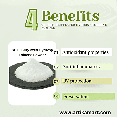 BHT : Butylated Hydroxy Toluene Powder