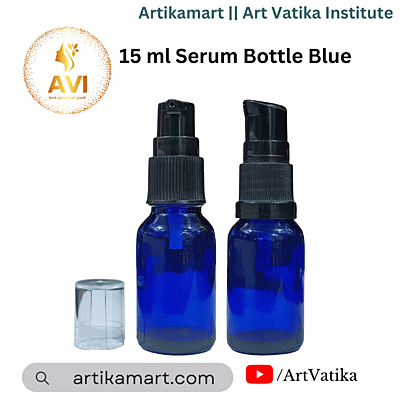 15 ml Serum Bottle BLUE 18mm NECK