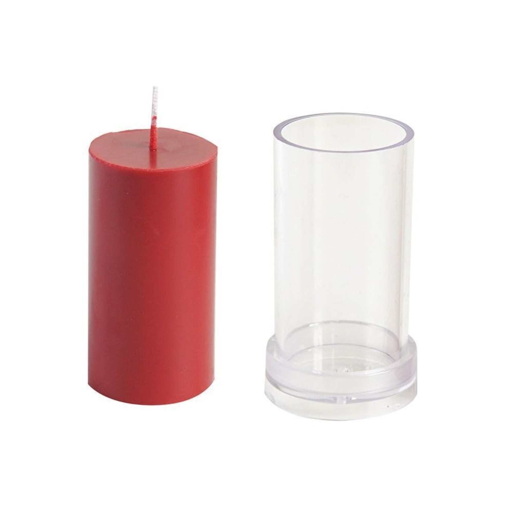 Polycarbonate Candle Plain Cylinder Mold (BIG)