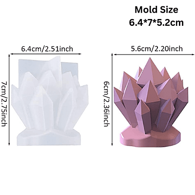 Silicon Mold Candle Crystal Iceberg - 70g