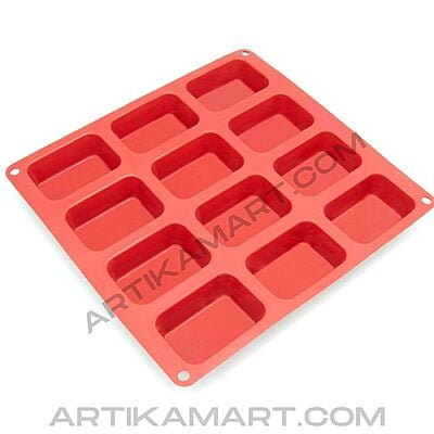 Silicon Mold Rectangle No 9- 12 Cavity 75g