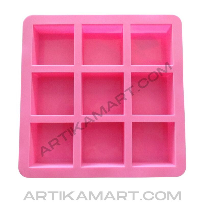 Silicon Mold SQUARE No 9 - 9 Cavity - 100g