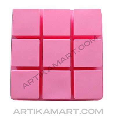 Silicon Mold SQUARE No 9 - 9 Cavity - 100g