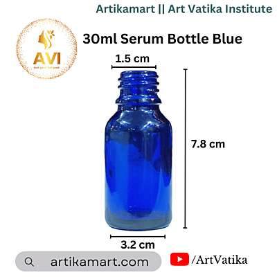 30 ml Serum Bottle Blue 18mm NECK