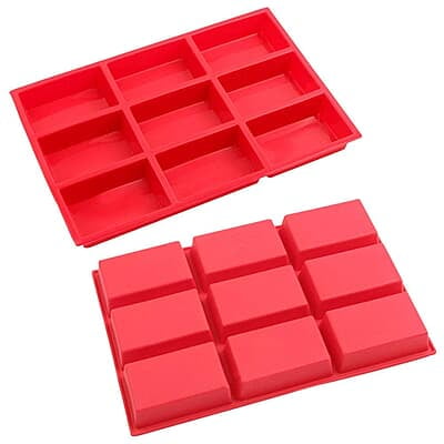 Silicon Mold Rectangle No 12 - 9 Cavity - 80-85g