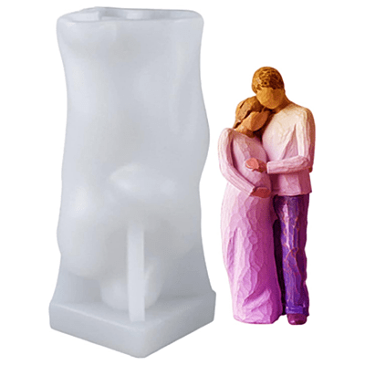 Silicon Mold Candle Pregnant Women Couple - 55g