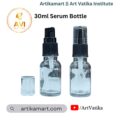 30 ml Serum Bottle CLEAR 18mm NECK