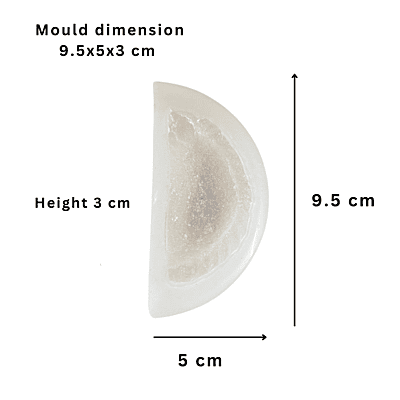 Silicon Mold Candle Gujiya 2