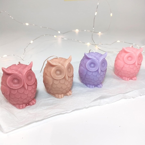 Silicon mold MINI OWL CANDLE